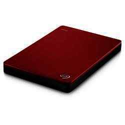 Seagate 1TB Backup Plus Slim USB 3.0 2.5 Portable Hard Drive Red